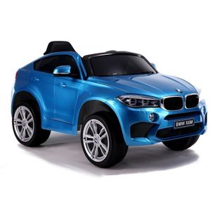 Licencirani auto na akumulator BMW X6  - plavi/lakirani