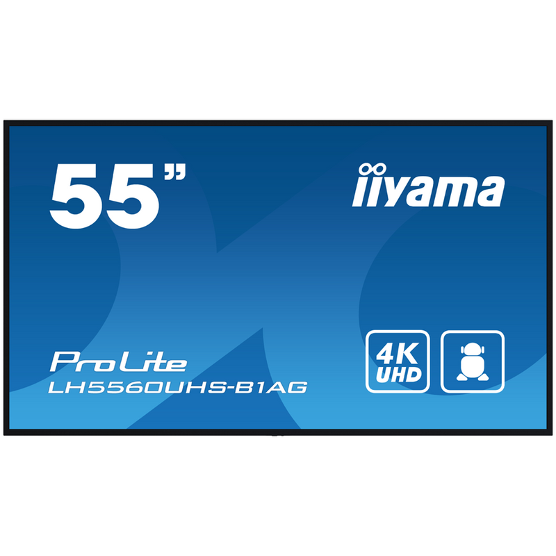 IIYAMA Iiyama ProLite LH5560UHS-B1AG 55″ 4K UHD Digital Signage Display image