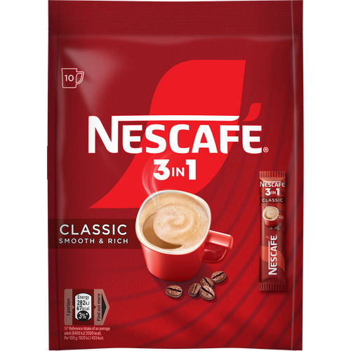 Nescafé 3u1 Classic Vrećica 10x15,5g slika 2