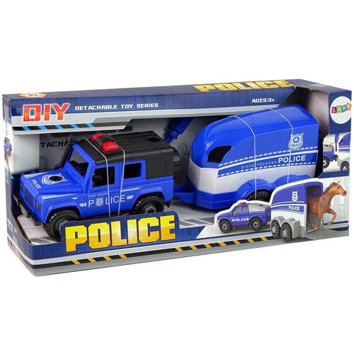 Dječji DIY set policijski transporter za konja slika 7