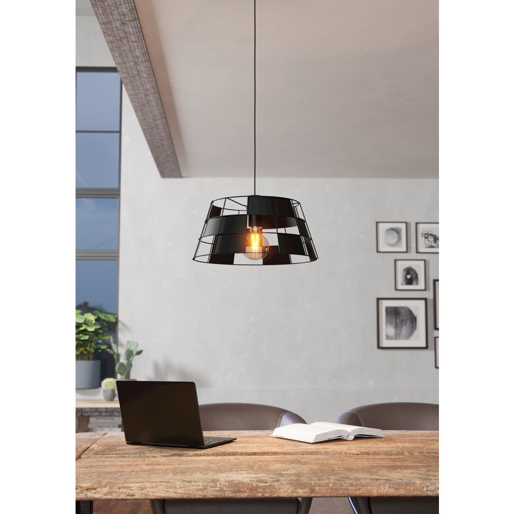PONTEFRACT Luster - Elegantna Crna Rasvjeta slika 2