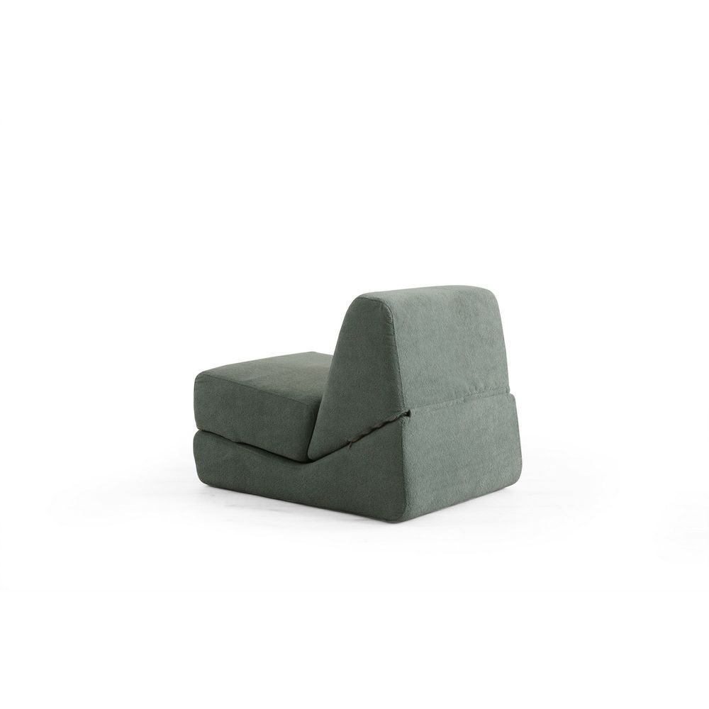 Origami Konvertibilni - Zeleni 1-Sjedalni Sofa-Krevet slika 4