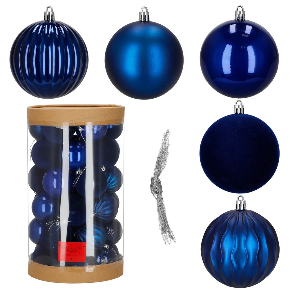 Ca0972 set božićnih kuglica 8 cm 36 kom. slika 2
