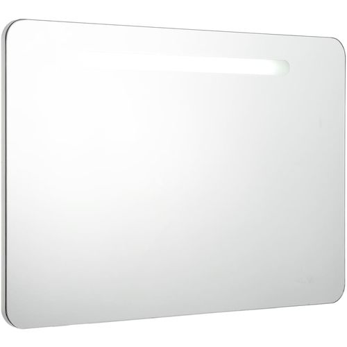 LED kupaonski ormarić s ogledalom 80 x 9,5 x 55 cm slika 42