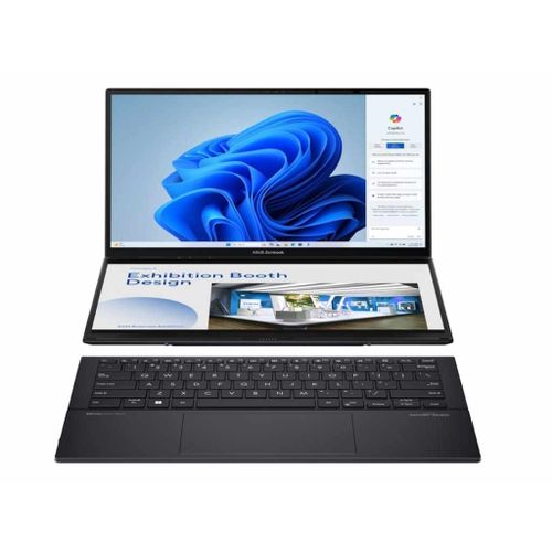 Laptop ASUS ZenBook Duo UX8406MA-PZ051W/Win11 Home/14"OLED WQXGA/U9-185H/32GB/2TB SSD/futrola/siva slika 3