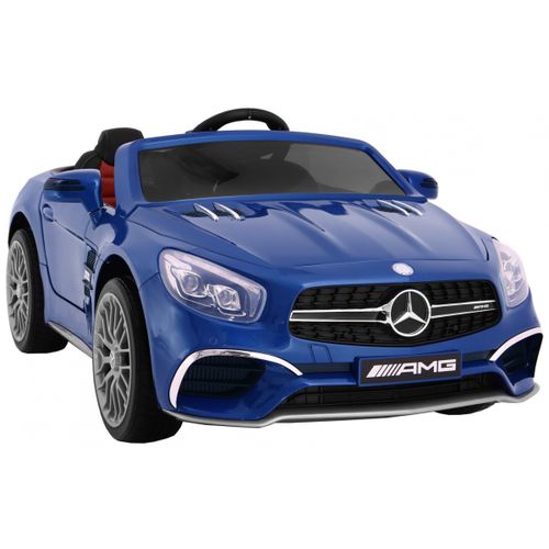 Licencirani auto na akumultor Mercedes AMG SL65 - plavi/lakirani slika 6