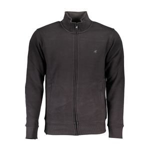 US GRAND POLO MEN'S BLACK ZIP SWEATSHIRT