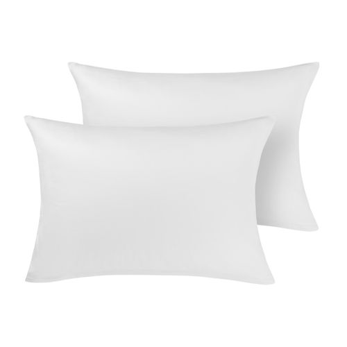 Set od dvije pamučne jastučnice Svilanit Luxe Sateen, bijela white 60x80 cm slika 1