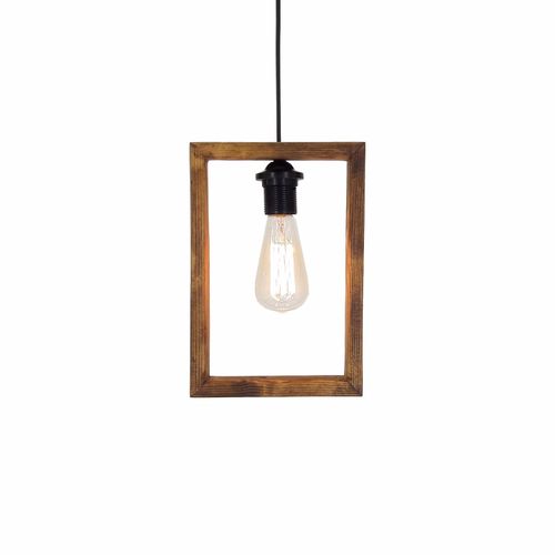 Ahşap Tekli Sarkıt Walnut Chandelier slika 4