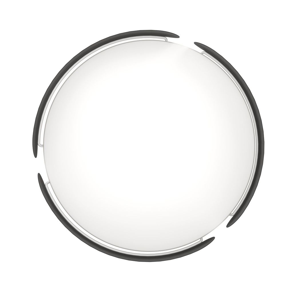 Eglo plafonjera 'VALCASOTTO' LED, 24W, promjer 350mm, crno/bijela slika 4