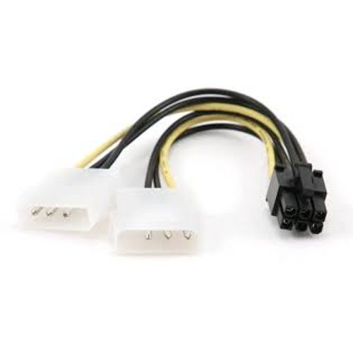Kabl Wiretek 2x4Pin MALE na 6Pin PCIEx FEMALE slika 1