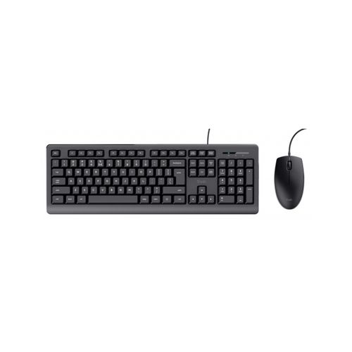 Tastatura+miš TRUST Basics žični set US crna slika 1