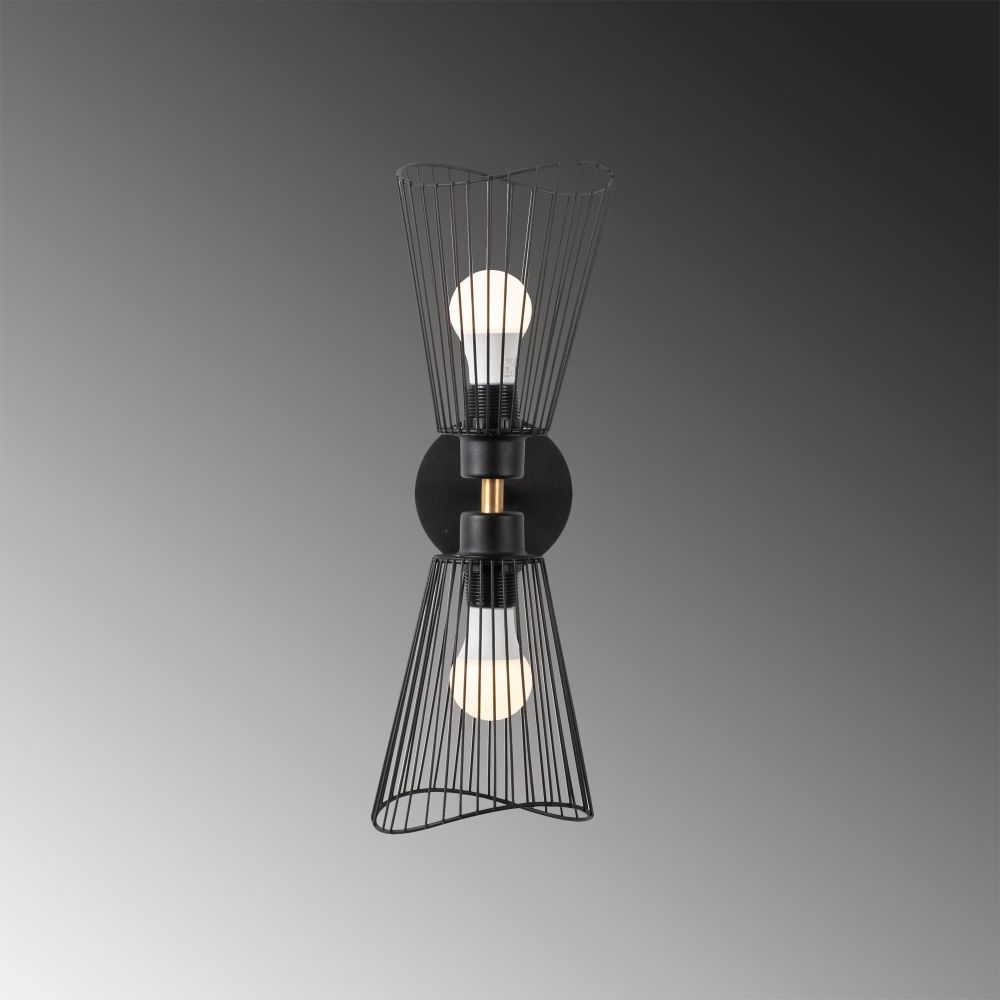 Zeyno - Crna Zidna Lampa 3295 slika 5