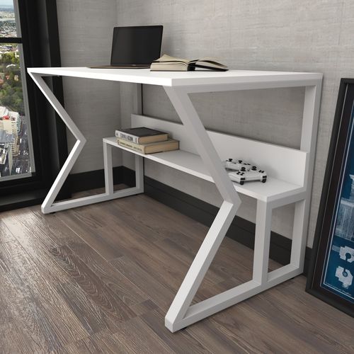 Wake - White White Study Desk slika 3