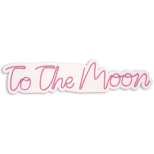 Wallity Ukrasna plastična LED rasvjeta, To the Moon - Pink slika 4