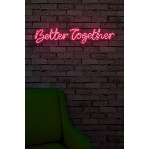 Wallity Ukrasna plastična LED rasvjeta, Better Together - Pink slika 11