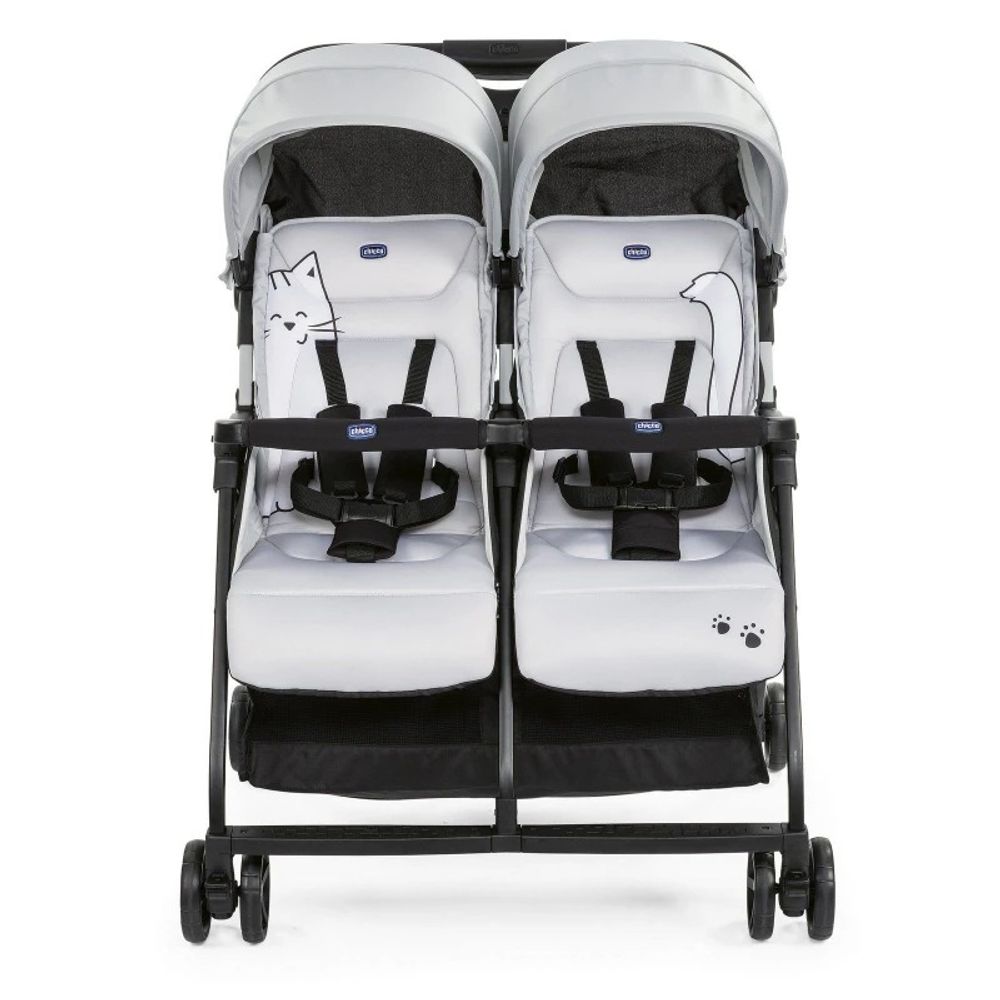 Chicco Kolica za blizance Ohlala, Silver Cat slika 2