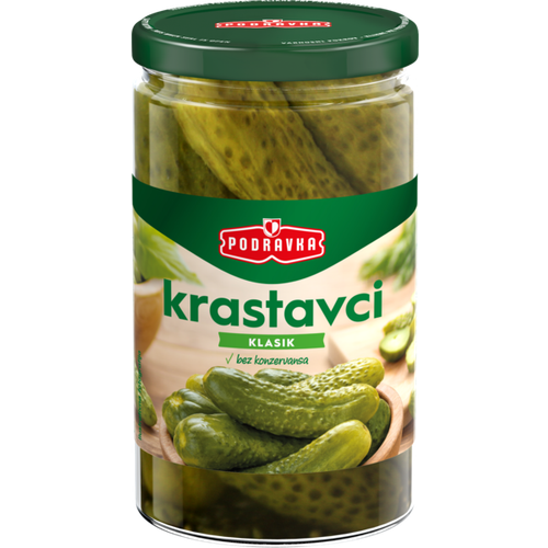 Podravka krastavci Klasik, staklenka 660g slika 1