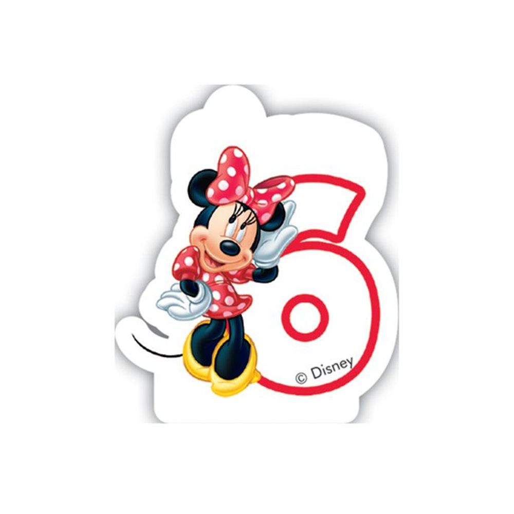 Svjećica rođendanska Minnie BR.6 slika 1