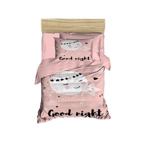 Set posteljine za bebe PH133 u roza, bijeloj i crnoj boji