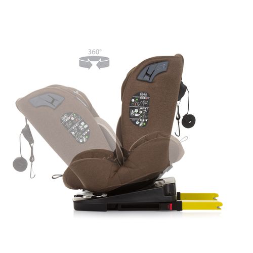 Chipolino Auto Sedište Isofix X Factor Macadamia 40-150cm slika 6