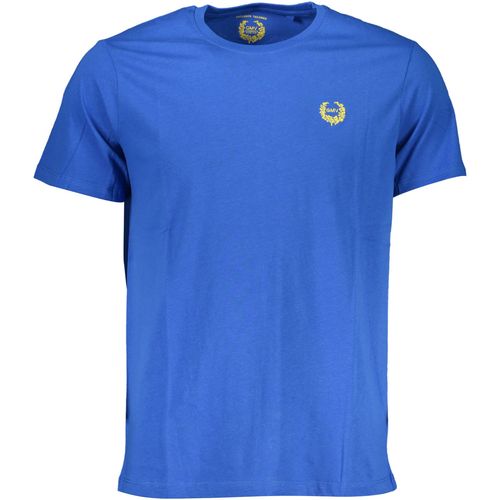 GIAN MARCO VENTURI MEN'S SHORT SLEEVED T-SHIRT BLUE slika 1