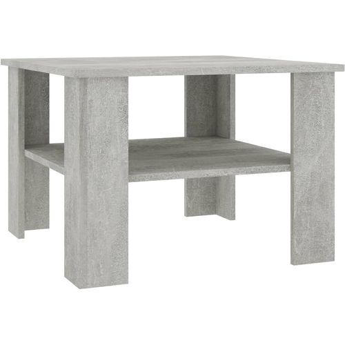 Stolić za kavu siva boja betona 60 x 60 x 42 cm od iverice slika 7