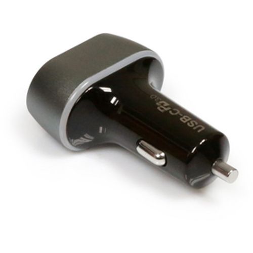 Port Designs 900086 auto punjač za mobilne telefone USB/USB C crno sivi slika 3