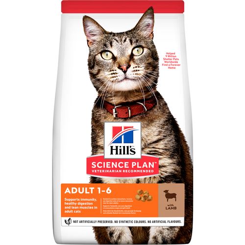 Hill's™ Science Plan™ Mačka Adult Jagnjetina i Pirinač, 10 kg slika 1