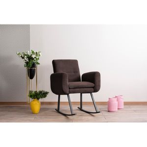 Atelier Del Sofa Stolica za ljuljanje, Smeđa, Kono - Brown