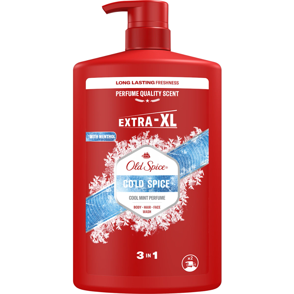 Old Spice Cold Spice gel za tuširanje, 1 l XXL slika 1