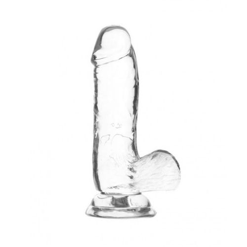 Prozirni dildo, 15 cm slika 2