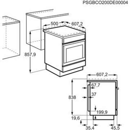 Electrolux štednjak LKR500001W slika 6