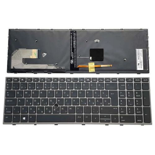 Tastatura za laptop HP EliteBook 755 G5 850 G5 850 G6 mali enter sa ramom i pozadisnkim osvetljenjem slika 1