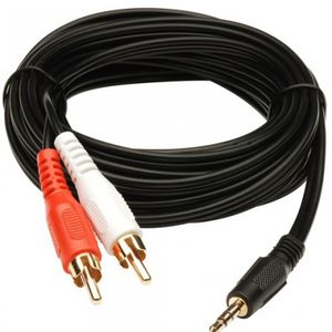 Audio kabl (3,5mm stereo jack na 2 RCA jack) 5m