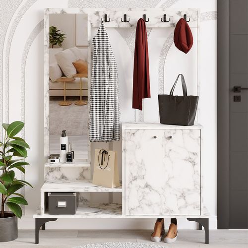 Andy - Carrara Marble Carrara Marble Hall Stand slika 1