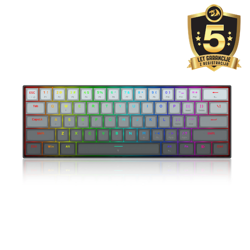 KEYBOARD - REDRAGON FIZZ K617 RGB WIRED BLACK MAGNETIC SWITCH slika 1