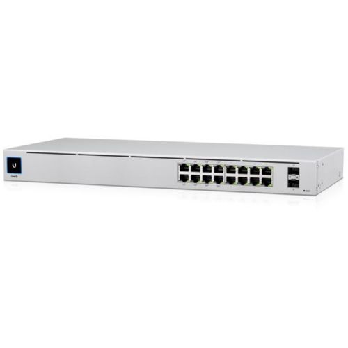 Ubiquiti Networks 16xGbE RJ45 with 8 of them 802.3at PoE ports 2x 1G SFP Slots with Mobile App support slika 1