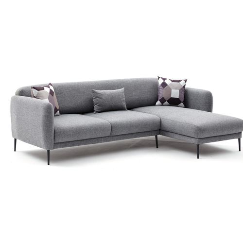 Atelier Del Sofa Kutna garnitura na razvlačenje, Sivo, Venus R - Grey slika 7