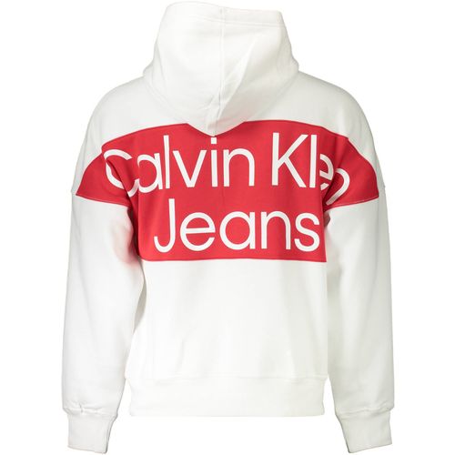 CALVIN KLEIN WHITE MEN'S SWEATSHIRT WITHOUT ZIP slika 2