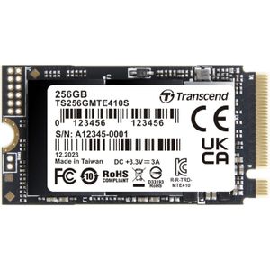 Transcend TS2TMTE410S M.2 NVMe 2TB, 2242, PCIe Gen4x4, 3D TLC, DRAM-less, Read up to 5000 MB/s, Write up to 4300 MB/s, Single-sided