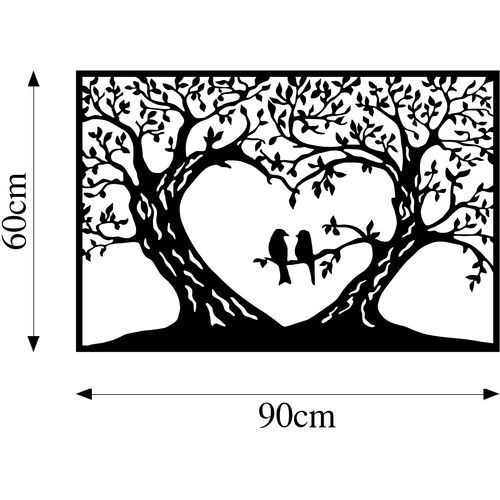 Wallity Metalna zidna dekoracija, Birds Love - 279 M slika 6