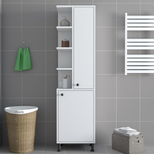 Lina 2 Multi Purpose Cabinet - White White Multi Purpose Cabinet slika 2