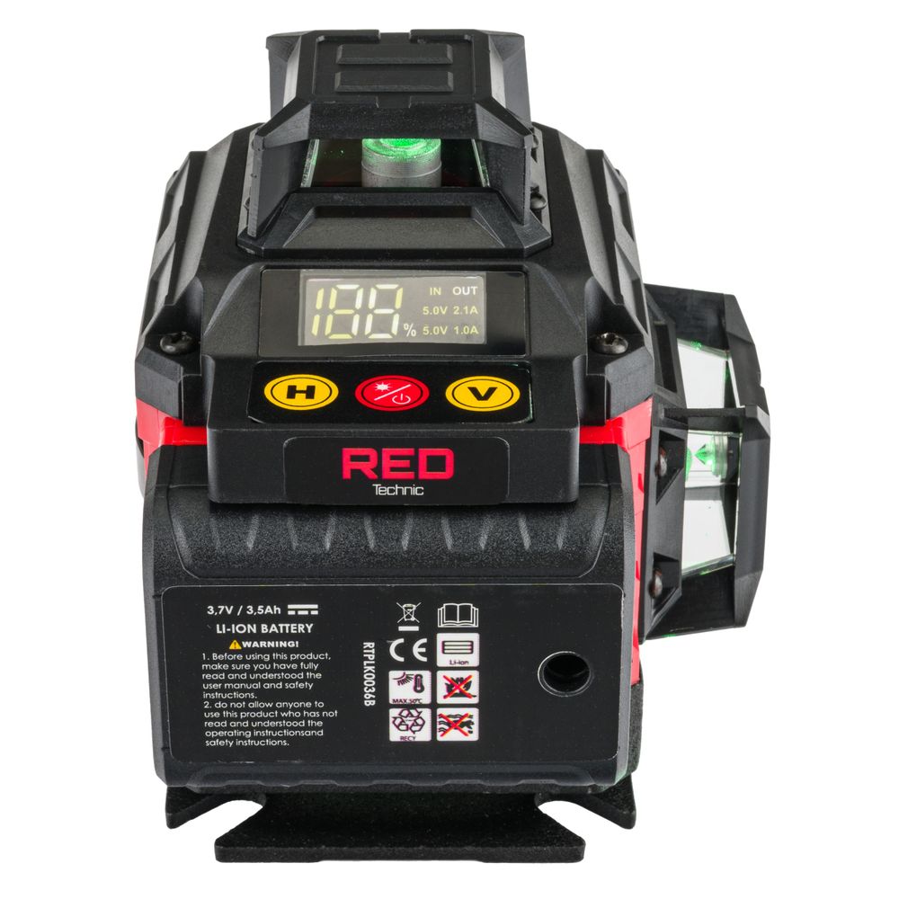 LASERSKA NIVELA KRIŽNI LASER 4D 360 ZELENI RTPLK0036 slika 4
