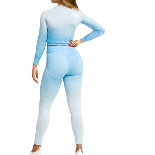 Gymhero leggins ombre leg-babyblue slika 7