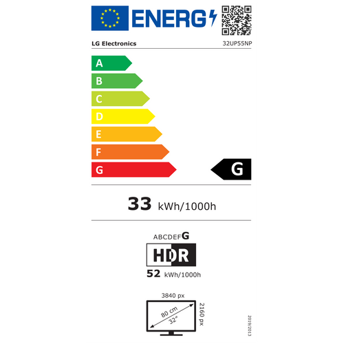 LG monitor 32UP55NP-W slika 2