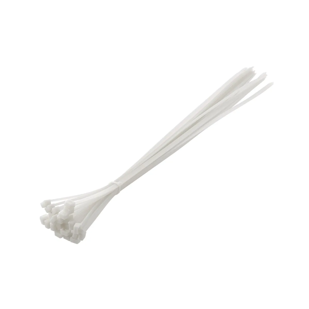 Hogert Kablovske vezice PVC 9x600 mm, 25 kom. bijele slika 1