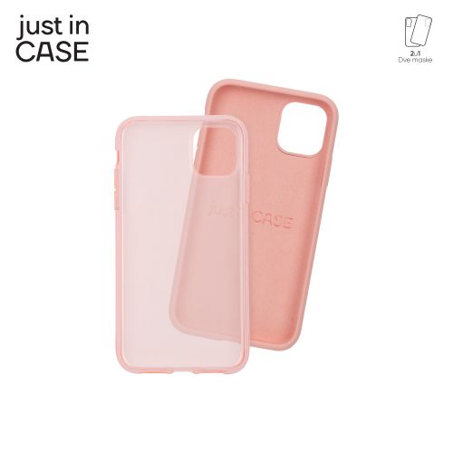 2u1 Extra case MIX paket PINK za iPhone 11 slika 1