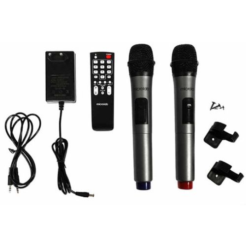 Microlab TL20 karaoke zvucnik 200W, Bluetooth, LED, 12V/4500mAh, Aux, USB, microSD, FM RADIO,Mic*2 slika 2