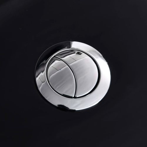 Keramička okrugla toaletna školjka s protokom vode crna slika 29
